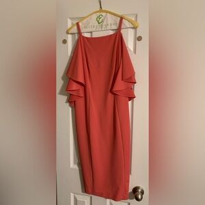 Adrianna Papell Dress with Ruffles